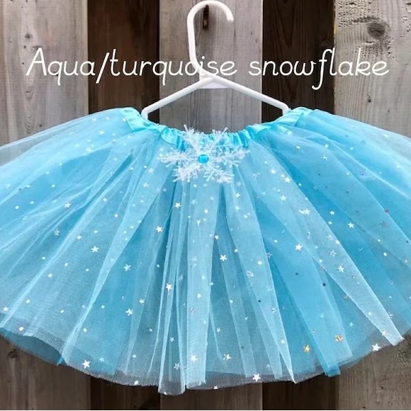 NEW Sparkle Snowflake tutu 4 full layer - Picture 3 of 11